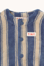 Load image into Gallery viewer, Tinycottons / BABY / Polar Jacket / Blue Retro Stripes