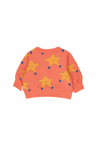 Tinycottons / BABY / Dancing Stars Sweatshirt / Light Red