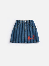 Load image into Gallery viewer, Bobo Choses / KID / Skirt / Pickles The Dog Striped Denim