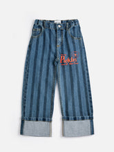 Load image into Gallery viewer, Bobo Choses / KID / Pants / Pickles The Dog Striped Denim