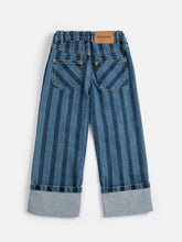 Load image into Gallery viewer, Bobo Choses / KID / Pants / Pickles The Dog Striped Denim