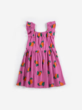 Load image into Gallery viewer, Bobo Choses / KID / Dress / Tangerine AO Ruffled