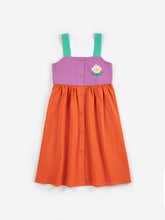 Load image into Gallery viewer, Bobo Choses / KID / Dress / Pixel Daisy Color Block Woven