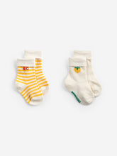 Load image into Gallery viewer, Bobo Choses / Short Socks / Pixel Strawberry pack x2
