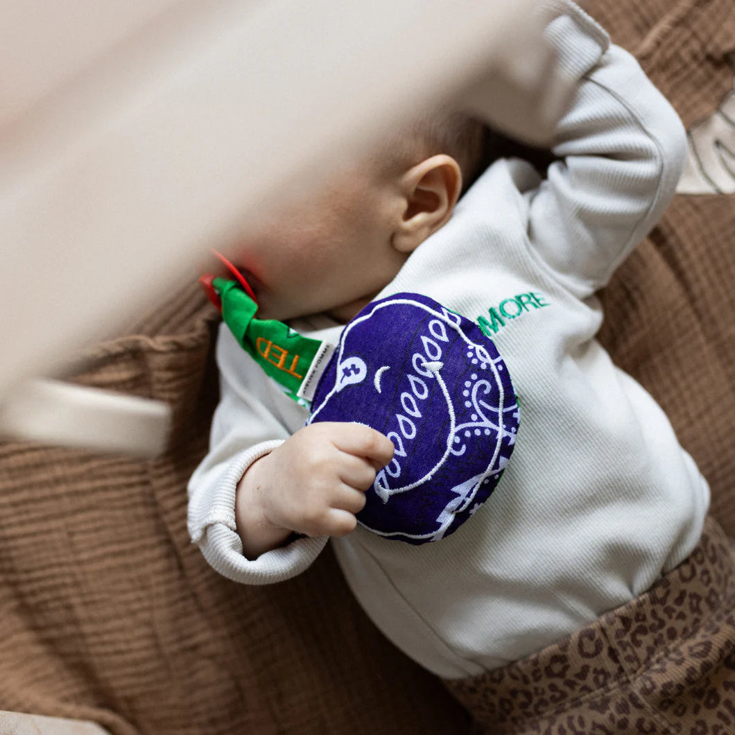 Atelier Pomme / Pacifier Cloth / Pomme / Bandana Purple Rain