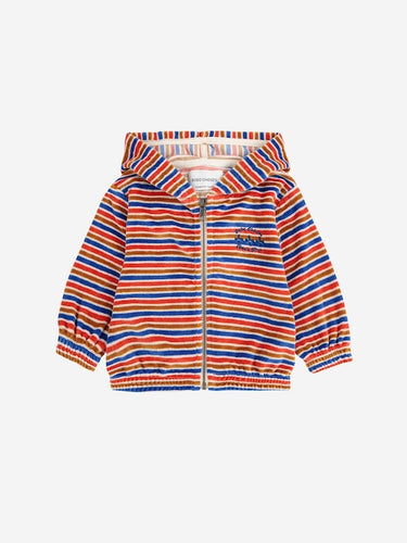 Bobo Choses / BABY / Zipped Hoodie / Have Fun Striped