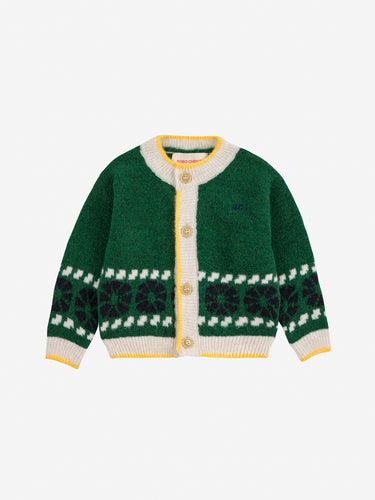 Bobo Choses / BABY / Jacquard Cardigan / Kaleidoscope