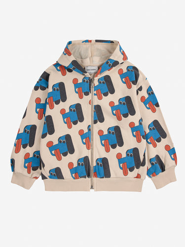 Bobo Choses / KID / Zipped Hoodie / Doggy Mate AO