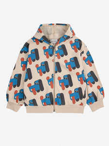 Bobo Choses / KID / Zipped Hoodie / Doggy Mate AO