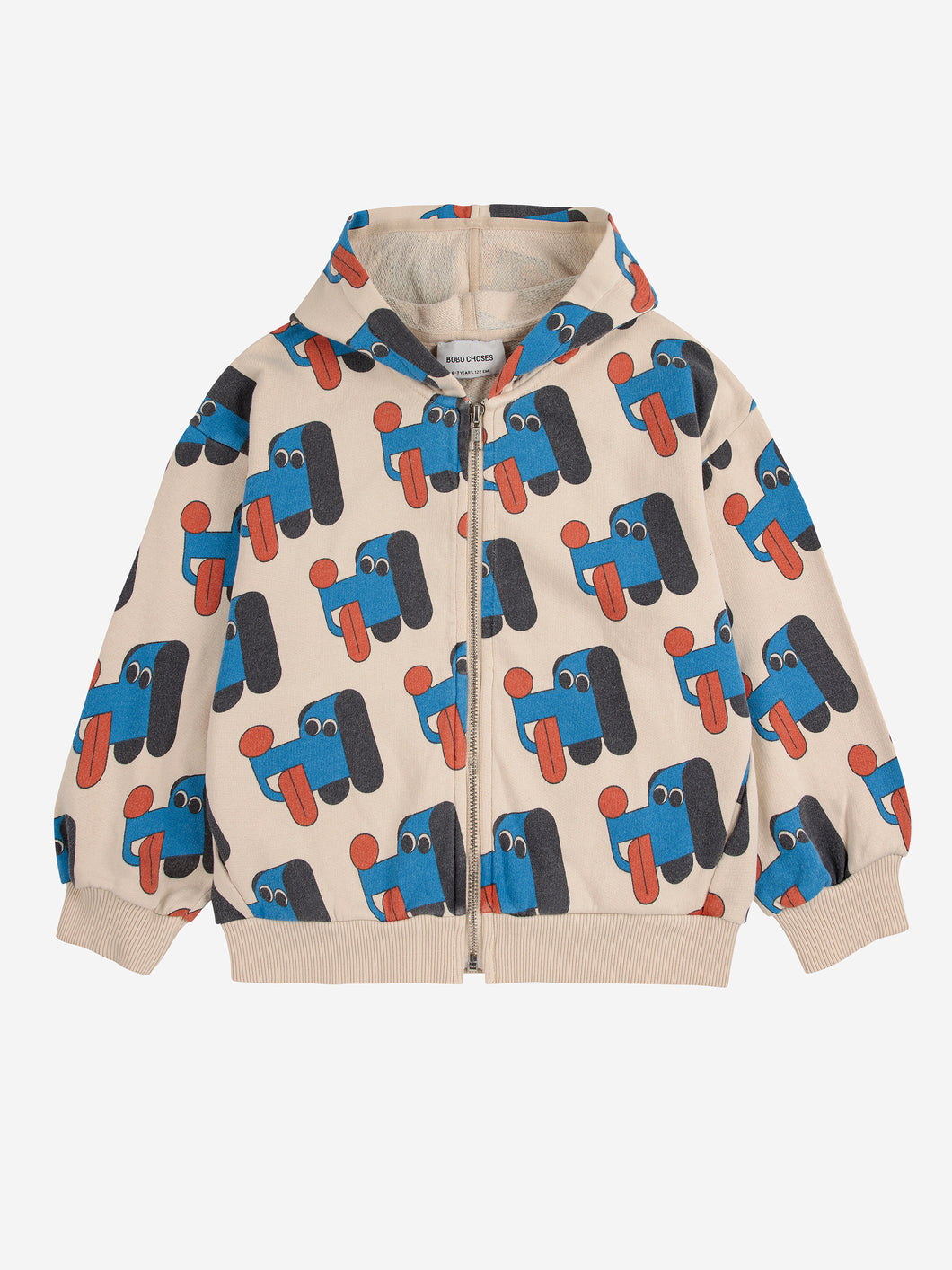 Bobo Choses / KID / Zipped Hoodie / Doggy Mate AO