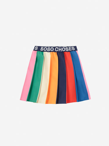 Bobo Choses / KID / Pleated Skirt / Bobo Color Block