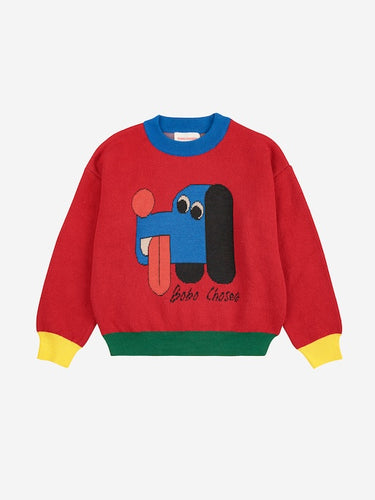 Bobo Choses / KID / Jumper / Doggy Mate Jacquard