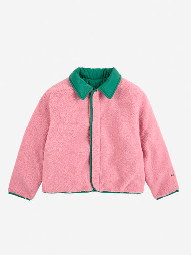 Bobo Choses / KID / Reversible Sheepskin Jacket / Clover  sheepskin jacket