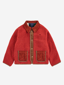 Bobo Choses / KID / Reversible Sheepskin Jacket / Multicolor Tiles
