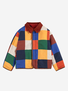 Bobo Choses / KID / Reversible Sheepskin Jacket / Multicolor Tiles