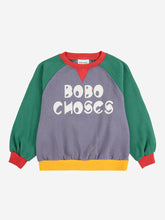 Load image into Gallery viewer, Bobo Choses / KID / Ranglan Sweatshirt / Color Block