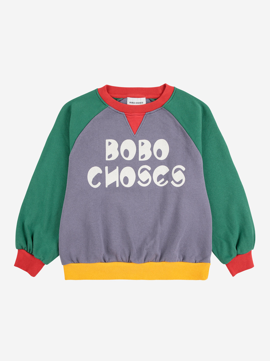 Bobo Choses / KID / Ranglan Sweatshirt / Color Block