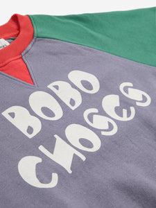 Bobo Choses / KID / Ranglan Sweatshirt / Color Block