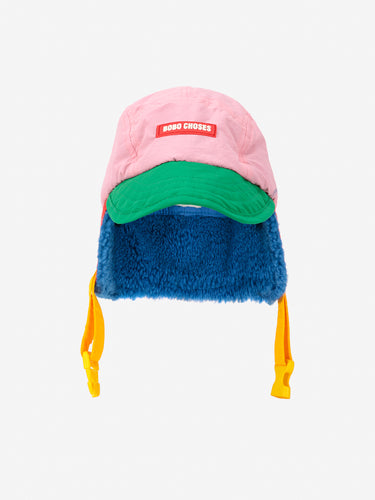 Bobo Choses / KID / Winter Cap / Color block Pink
