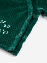 Load image into Gallery viewer, Bobo Choses / BABY / T-shirt / Crossed Velvet Green
