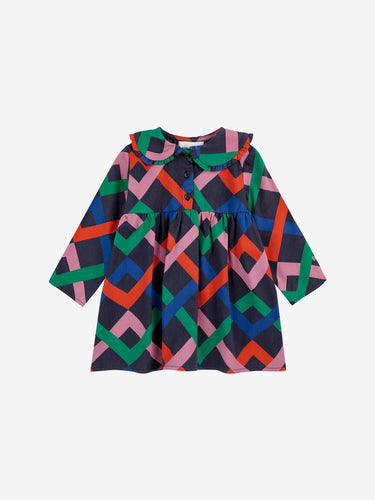 Bobo Choses / FUN / BABY / Woven Dress / Multicolor Garland