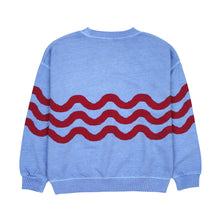Load image into Gallery viewer, Jellymallow / Wave Pigment Sweatshirt / Blue