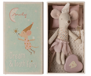 Maileg / Mouse In A Box / Little Sister / Tooth Fairy Girl With Tooth Box