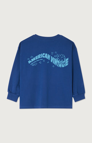 American Vintage / Long Sleeve T-Shirt / Fizvalley / Blue Roi Vintage