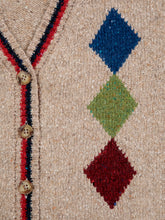 Load image into Gallery viewer, Bobo Choses / KID / Intarsia Cardigan / Bobo Diamonds