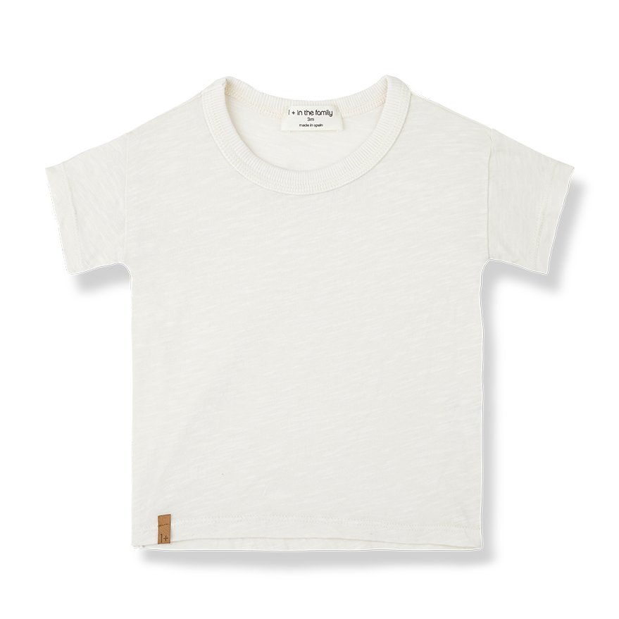 1+ In The Family / Aldos / Short Sleeve T-Shirt / Ivory