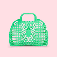Load image into Gallery viewer, Sunjellies / Small Retro Basket / Green