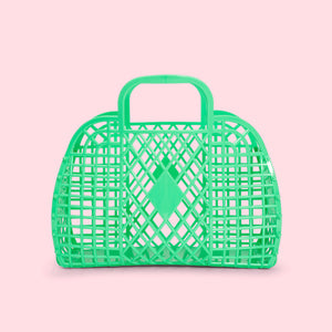 Sunjellies / Small Retro Basket / Green