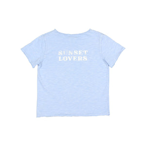 Búho / Sunset T-shirt / Placid Blue