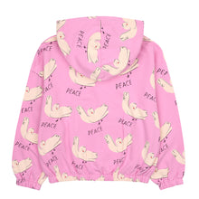Load image into Gallery viewer, Jellymallow / Peace Hoodie Zip-Up / Pink