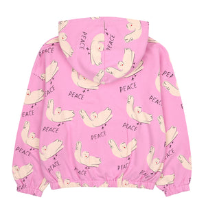 Jellymallow / Peace Hoodie Zip-Up / Pink