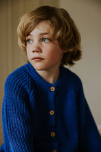 Load image into Gallery viewer, Yuki / Raglan Cardigan / Blueberry