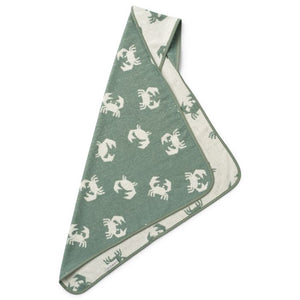 Liewood / Alba / Baby Hooded Towel / Crab Sandy