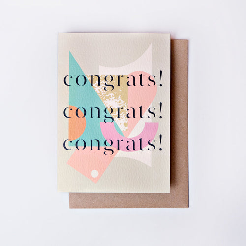 The Completist / Graphic Card / Wenskaart / Bristol Congrats!