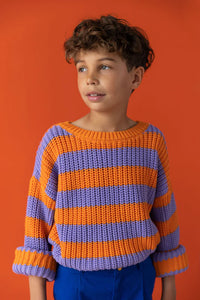 Yuki / Chunky Knitted Sweater / Happy Stripes
