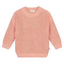 Load image into Gallery viewer, Yuki / Chunky Knitted Sweater / Coral Pink