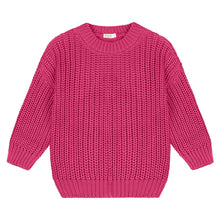 Load image into Gallery viewer, Yuki / Chunky Knitted Sweater / Fuchsia