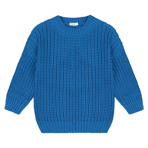 Yuki / Chunky Knitted Sweater / Royal Blue