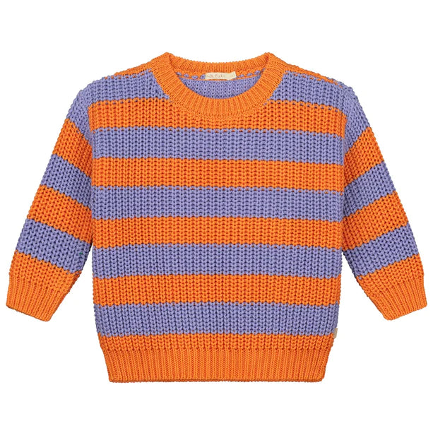 Yuki / Chunky Knitted Sweater / Happy Stripes