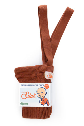 Silly Silas / Footed Tights / Cinnamon