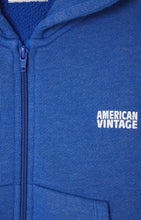 Load image into Gallery viewer, American Vintage / Zip Hoodie / Doven / Bleu Roi Surteint