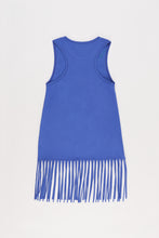 Load image into Gallery viewer, Maison Mangostan / Mermaid Fringes Dress / Blue