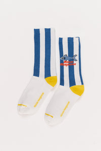 Maison Mangostan / Anchovie Sock / Blue - White
