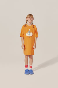 The Campamento / KID / Short Sleeve Dress / Swan