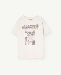 The Animals Observatory / Christmas / KID / Rooster T-Shirt / White