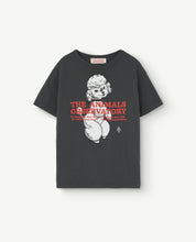 Load image into Gallery viewer, The Animals Observatory / Christmas / KID / Rooster T-Shirt / Black